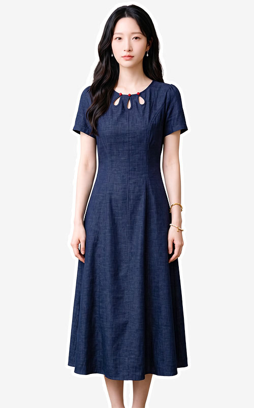 4✮- PEFRY7439 - Midi Dress