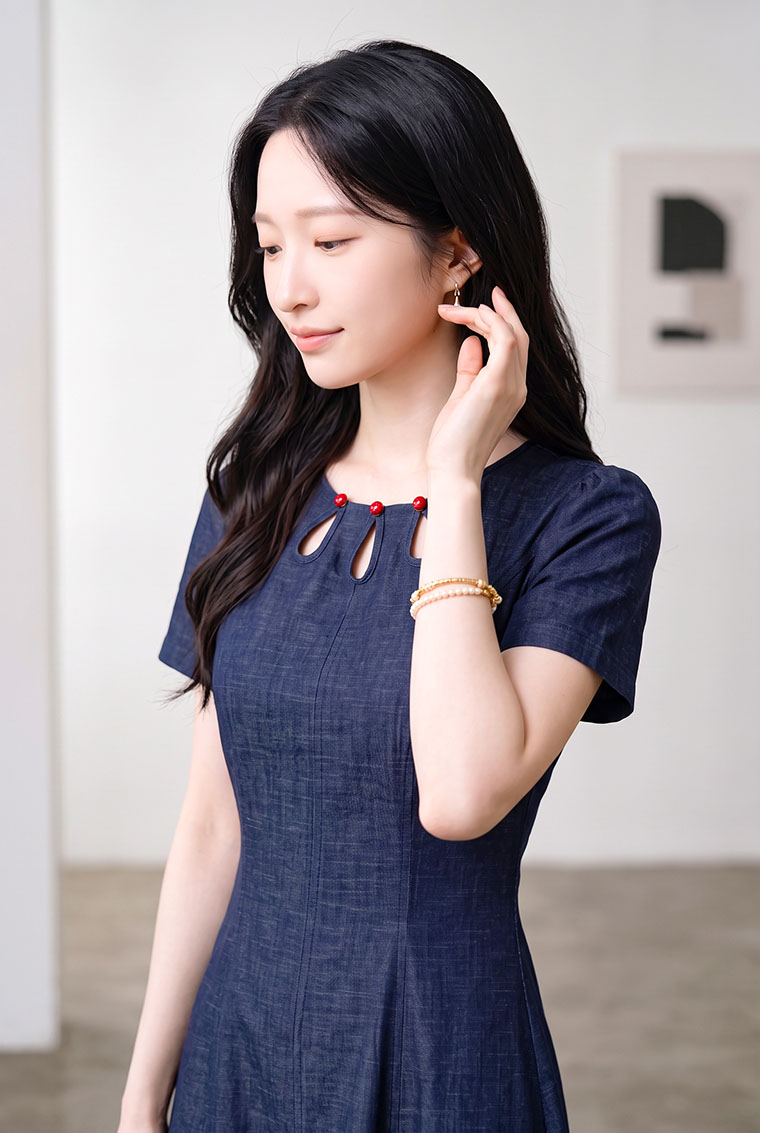 4✮- PEFRY7439 - Midi Dress