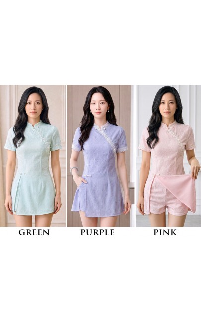4✮- PEFRY7471 - Set (Long Top+Shorts)