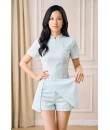 4✮- PEFRY7471 - Set (Long Top+Shorts)