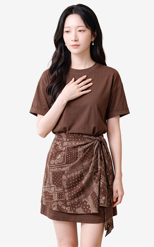 3✮- PEFRY7465 - Mini Dress / Long Top