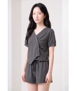 4✮- PEFRY7066 - Set (Crop Top+Shorts)