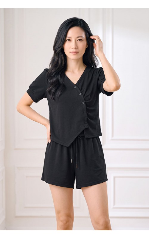 4✮- PEFRY7066 - Set (Crop Top+Shorts)