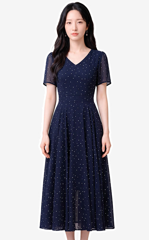 4✮- PEFRY7556 - Midi Dress
