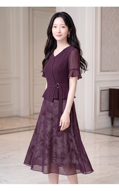 4✮- PEFRY7558 - Midi Dress (Small Cutting)
