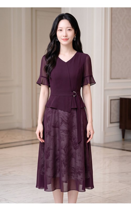 4✮- PEFRY7558 - Midi Dress (Small Cutting)