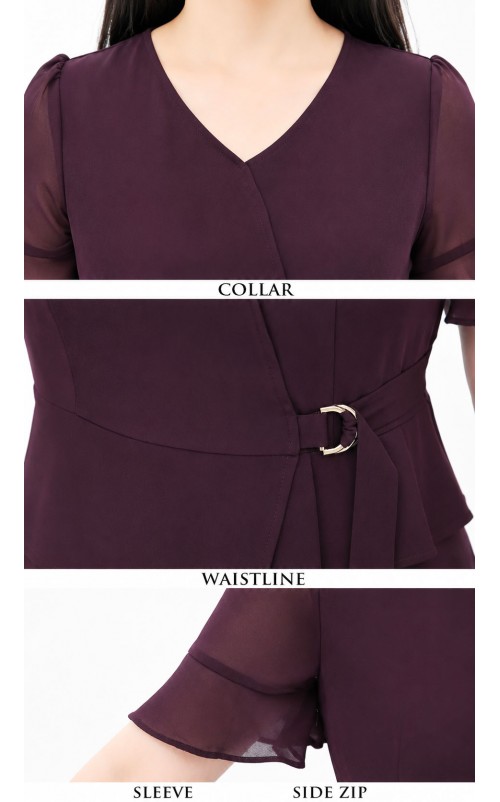 4✮- PEFRY7558 - Midi Dress (Small Cutting)