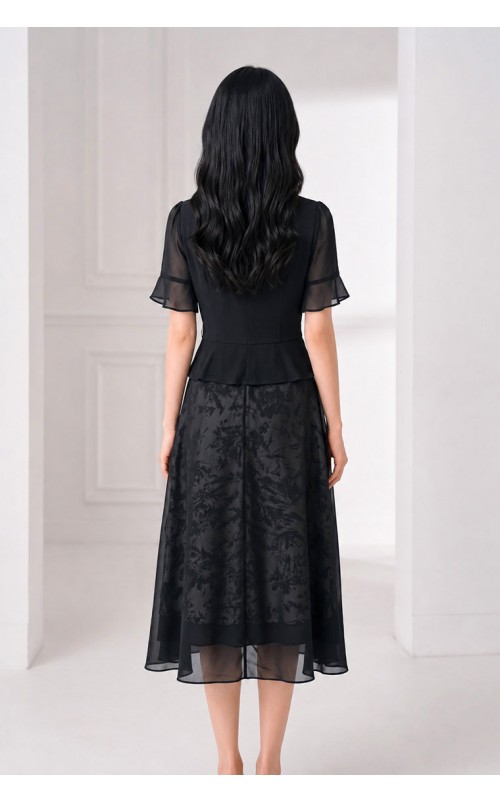 4✮- PEFRY7558 - Midi Dress (Small Cutting)
