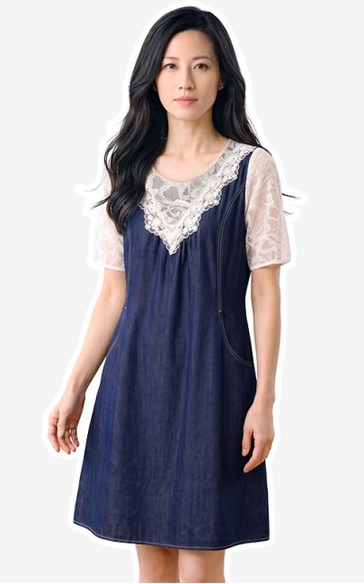 4✮- PFFRY5821 - Knee Dress