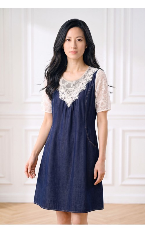 4✮- PFFRY5821 - Knee Dress