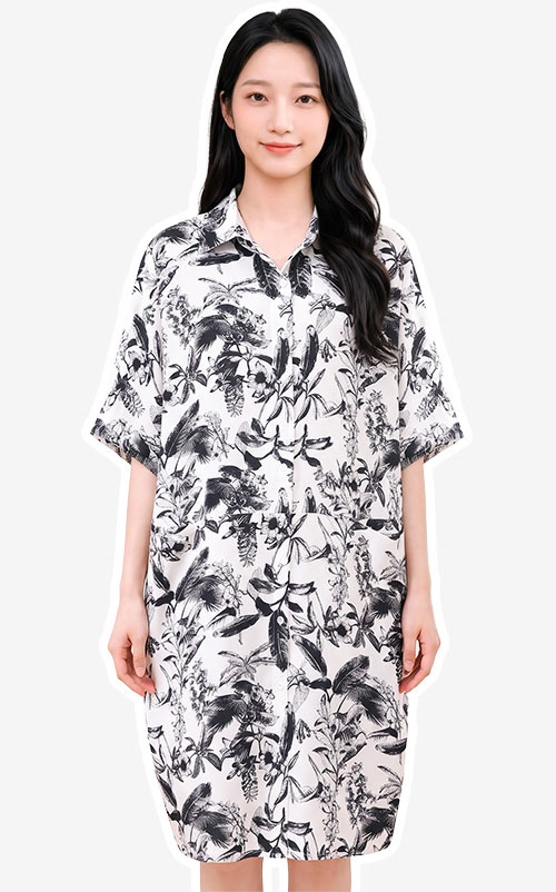 4✮- PFFRY6062 - Oversizes Dress
