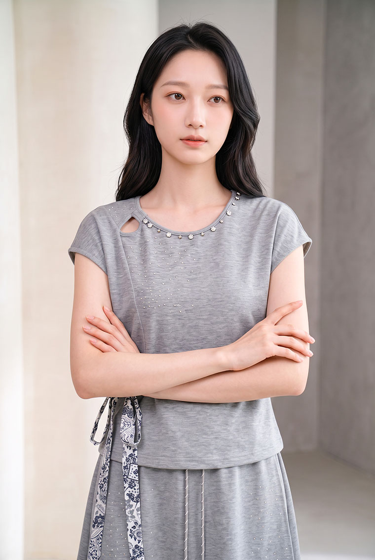 4✮- PFFRY7632 - Set (Top+Skorts)