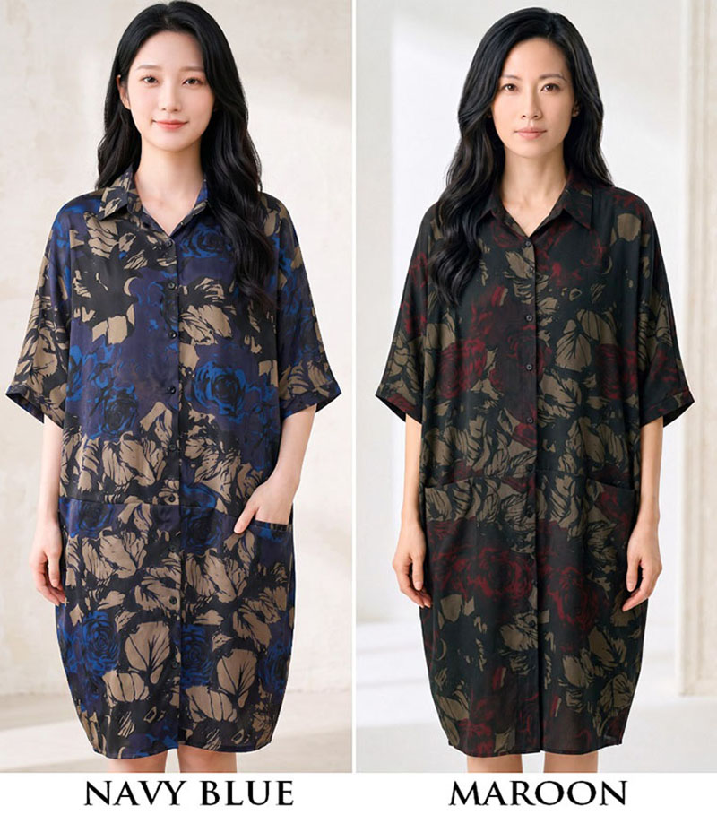 4✮- PFFRY7824 / RY7825 - Oversizes Dress