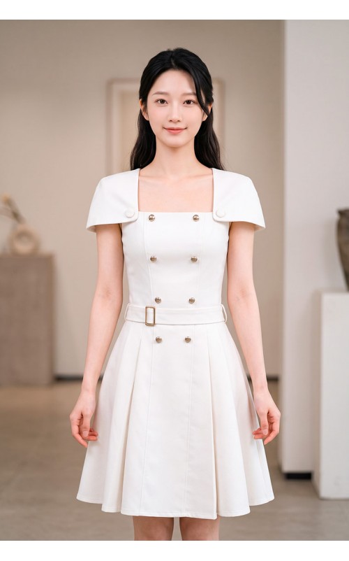 4✮- PFFRY7908 - Knee Dress