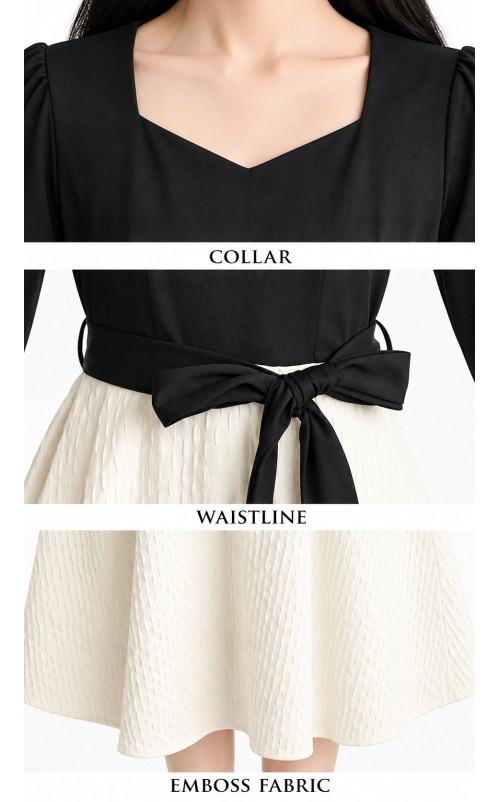 4✮- PFFRY7936 - Knee Dress