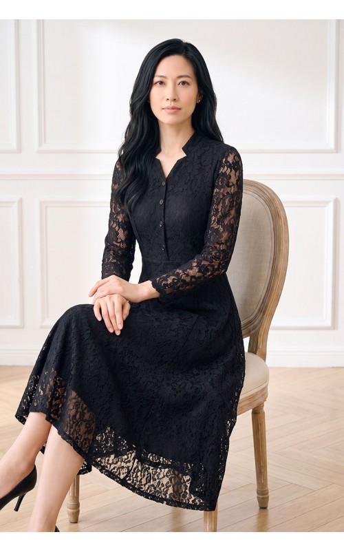 4✮- PFFRY7957 - Midi Dress