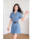4✮- PFFRY8012 - Denim Mini Dress