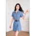 4✮- PFFRY8012 - Denim Mini Dress