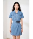 4✮- PFFRY8012 - Denim Mini Dress