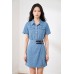 4✮- PFFRY8012 - Denim Mini Dress