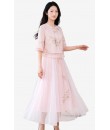 4✮- PFFRY8018 - Midi Dress (Top+Skirt)