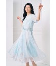 4✮- PFFRY8018 - Midi Dress (Top+Skirt)