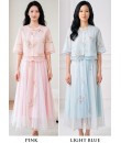 4✮- PFFRY8018 - Midi Dress (Top+Skirt)