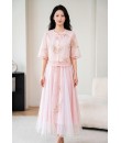 4✮- PFFRY8018 - Midi Dress (Top+Skirt)