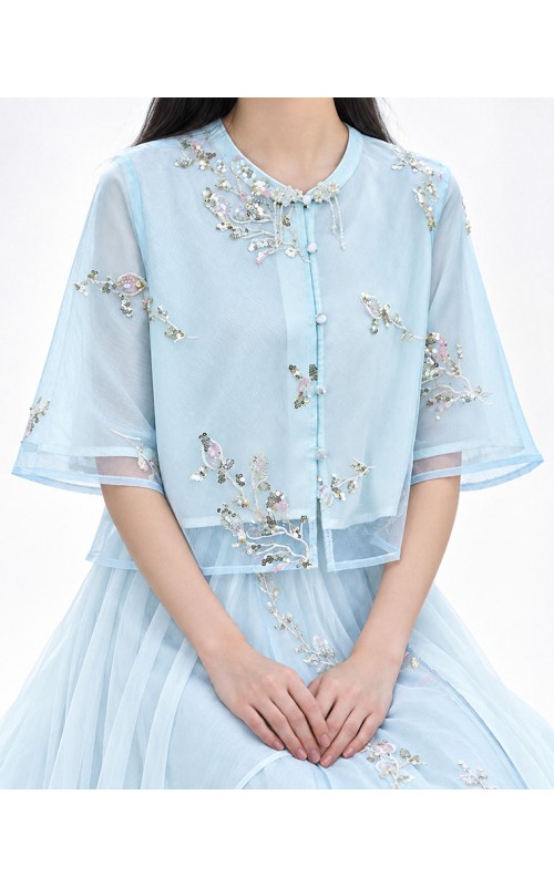 4✮- PFFRY8018 - Midi Dress (Top+Skirt)