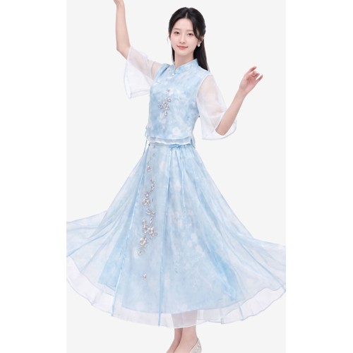 4✮- PFFRY8019 - Midi Dress (Top+Skirt)