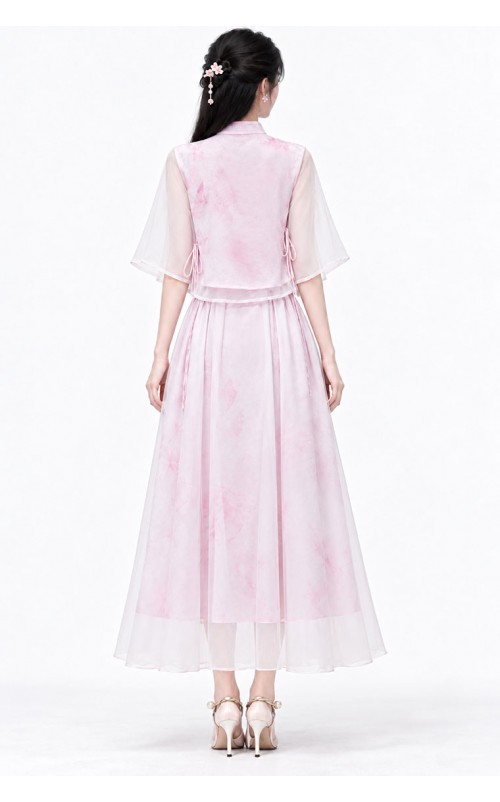 4✮- PFFRY8019 - Midi Dress (Top+Skirt)