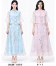 4✮- PFFRY8019 - Midi Dress (Top+Skirt)