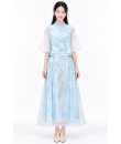 4✮- PFFRY8019 - Midi Dress (Top+Skirt)