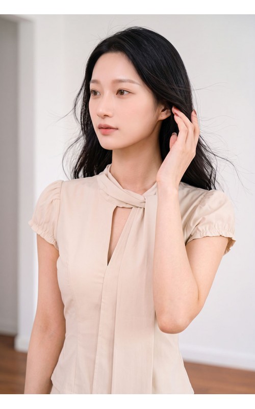 4✮- PFFRY8051 - Knee Dress (Top+Skirt)