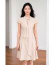4✮- PFFRY8051 - Knee Dress (Top+Skirt)