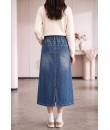 4✮- PFFRY8061 - Denim Midi Skirt