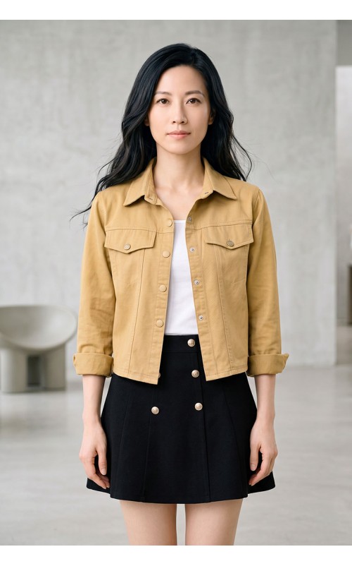 4✮- PFFRY8065 - Crop Coat