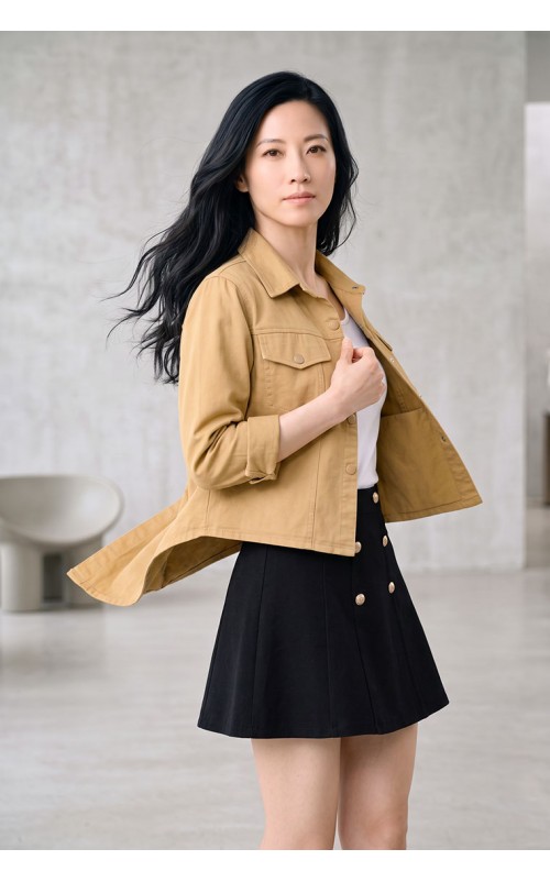 4✮- PFFRY8065 - Crop Coat