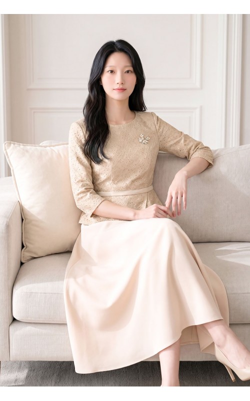 4✮- PFFRY8308 - Midi Dress