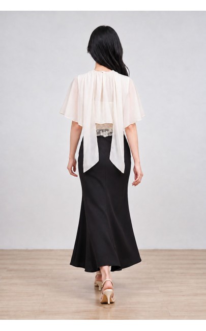 4✮- PGFRY8267 - Mermaid Midi Dress (Top+Skirt)
