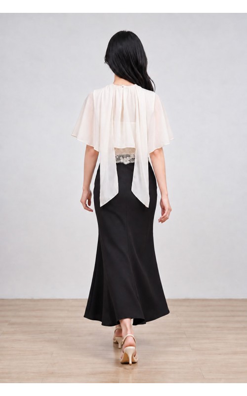 4✮- PGFRY8267 - Mermaid Midi Dress (Top+Skirt)