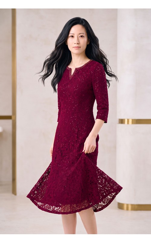 4✮- PGFRY8277 - Midi Dress