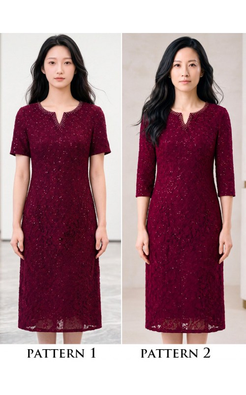 4✮- PGFRY8277 - Midi Dress
