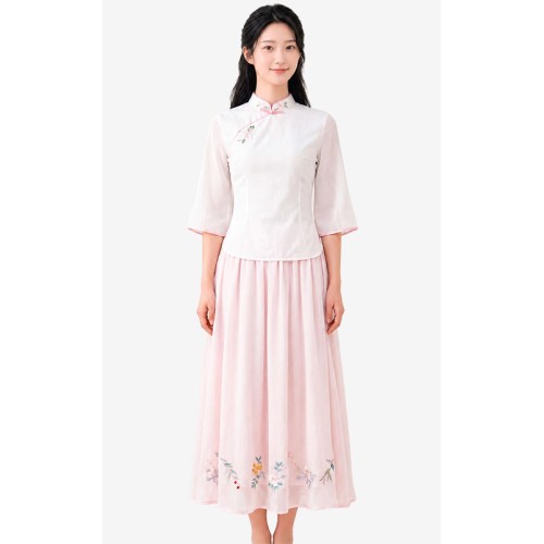 4✮- PGFRY8419 - Midi Dress (Top+Skirt)