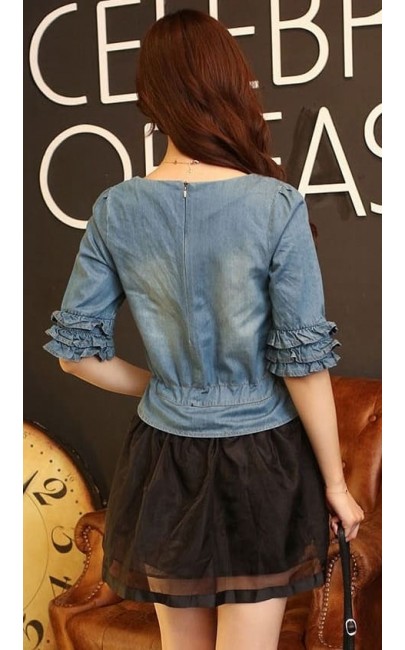 4✮ - Denim Dress - OIFT24362 (Ready Stock)