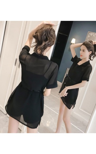 4✮- Dress (With Singlet Top) - YMFT77267 / Y8338 (Ready Stock)