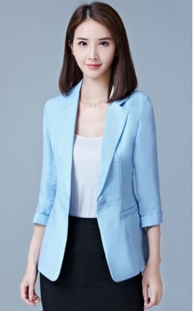 4✮- Office Coat - ZKFT82667, Small Cutting Ready Stock