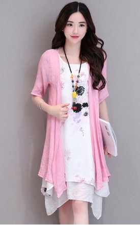 4✮- Knee Dress (With Cardigan) - ZQFT84864 / MY20