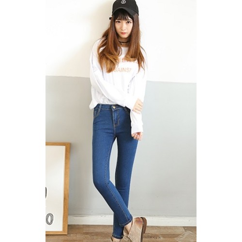 3✮- Elastic Denim Pants - ZVFT86179 / KY8426