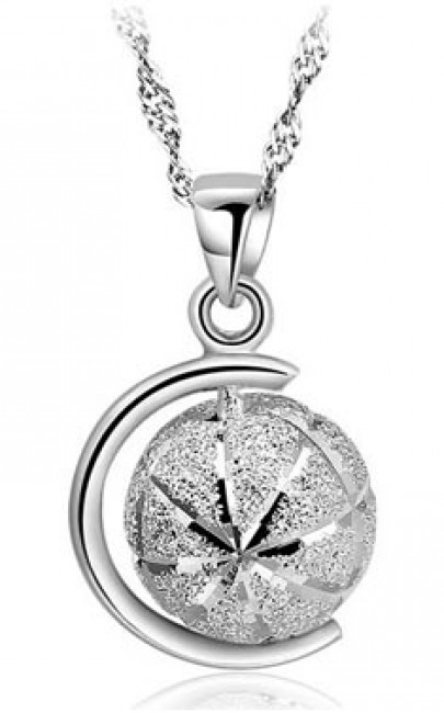 Silver - Lucky Ball Necklace - YJJ043